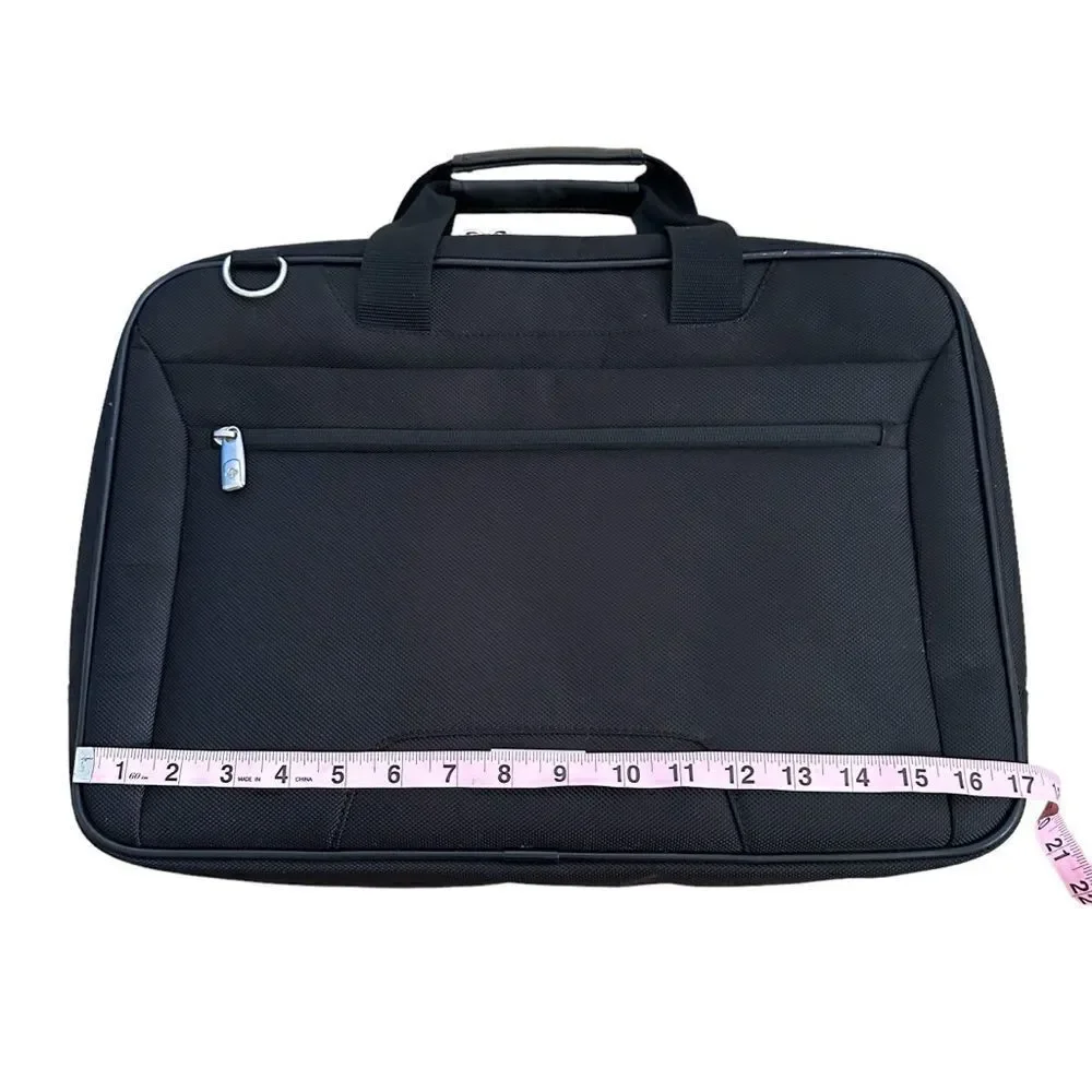 Samsonite ~ Black Laptop work/travel bag with crossbody strap ~ lots of pockets